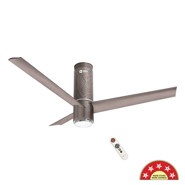 Orient Aeroslim IoT 48" Remote Fan with Light | Champagne Brown