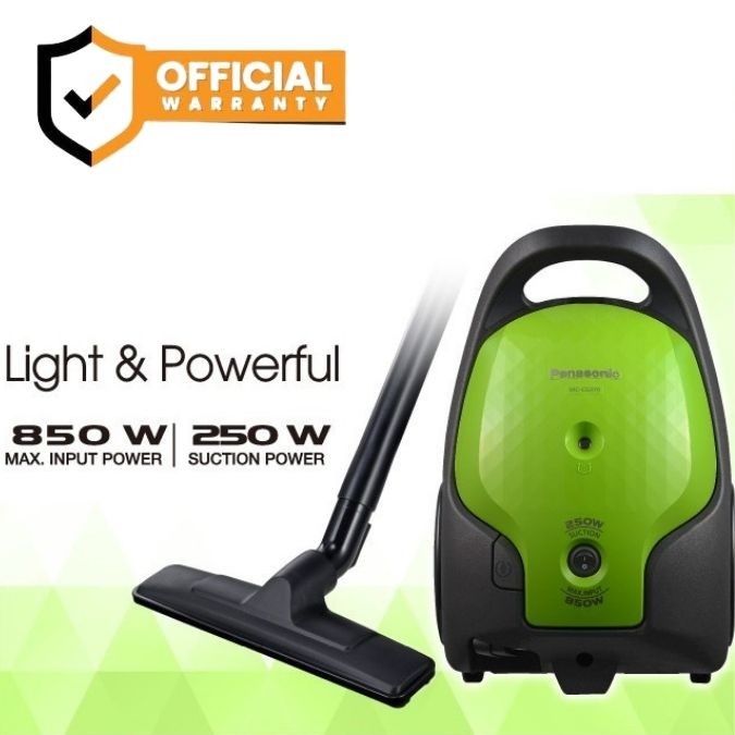 Panasonic Light & Powerful Bagged Vacuum Cleaner MC-CG370
